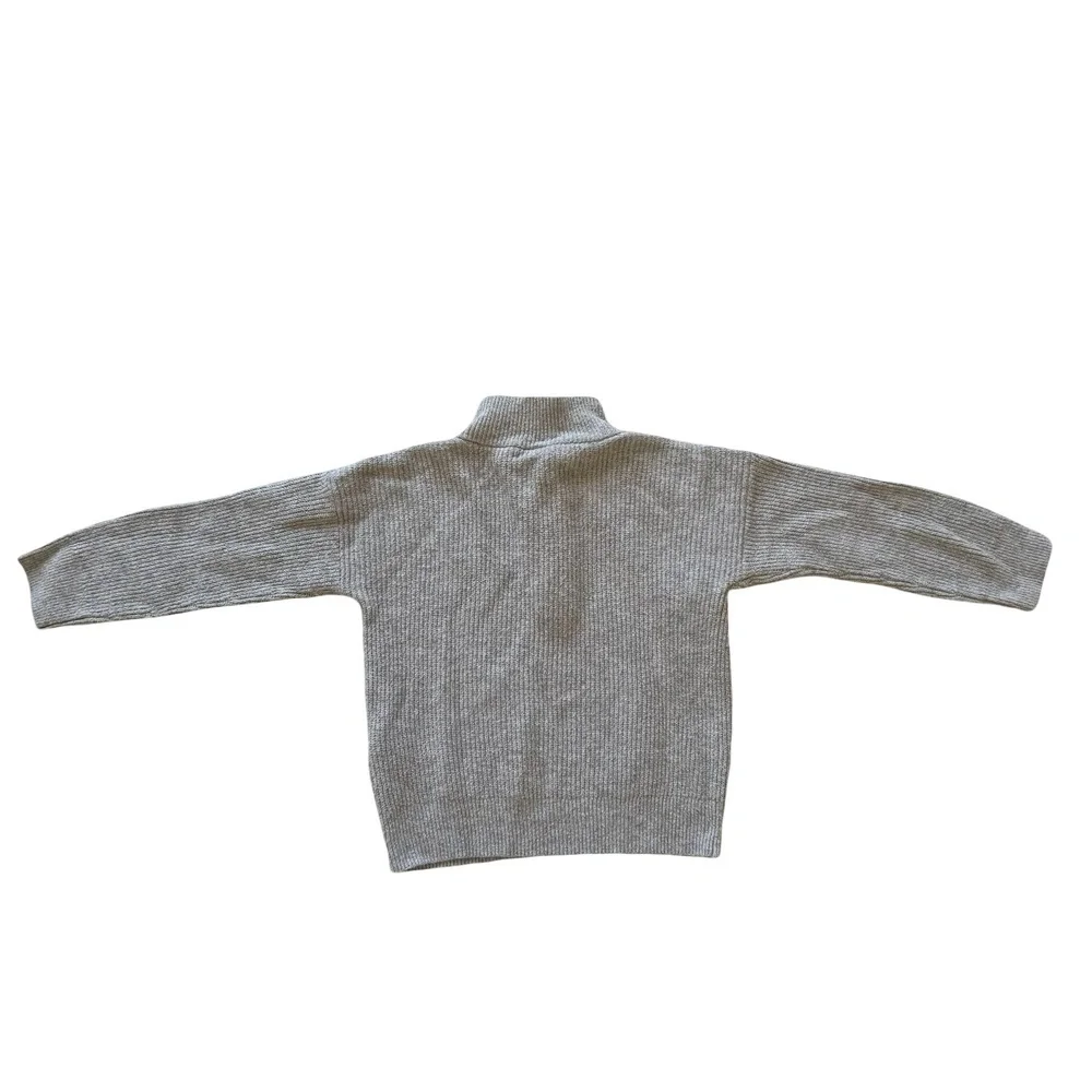 Baby Gap Gray Quarter Zip Sweater Toddler 2T